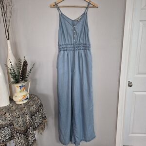 Denium Style Pant Jumpsuit